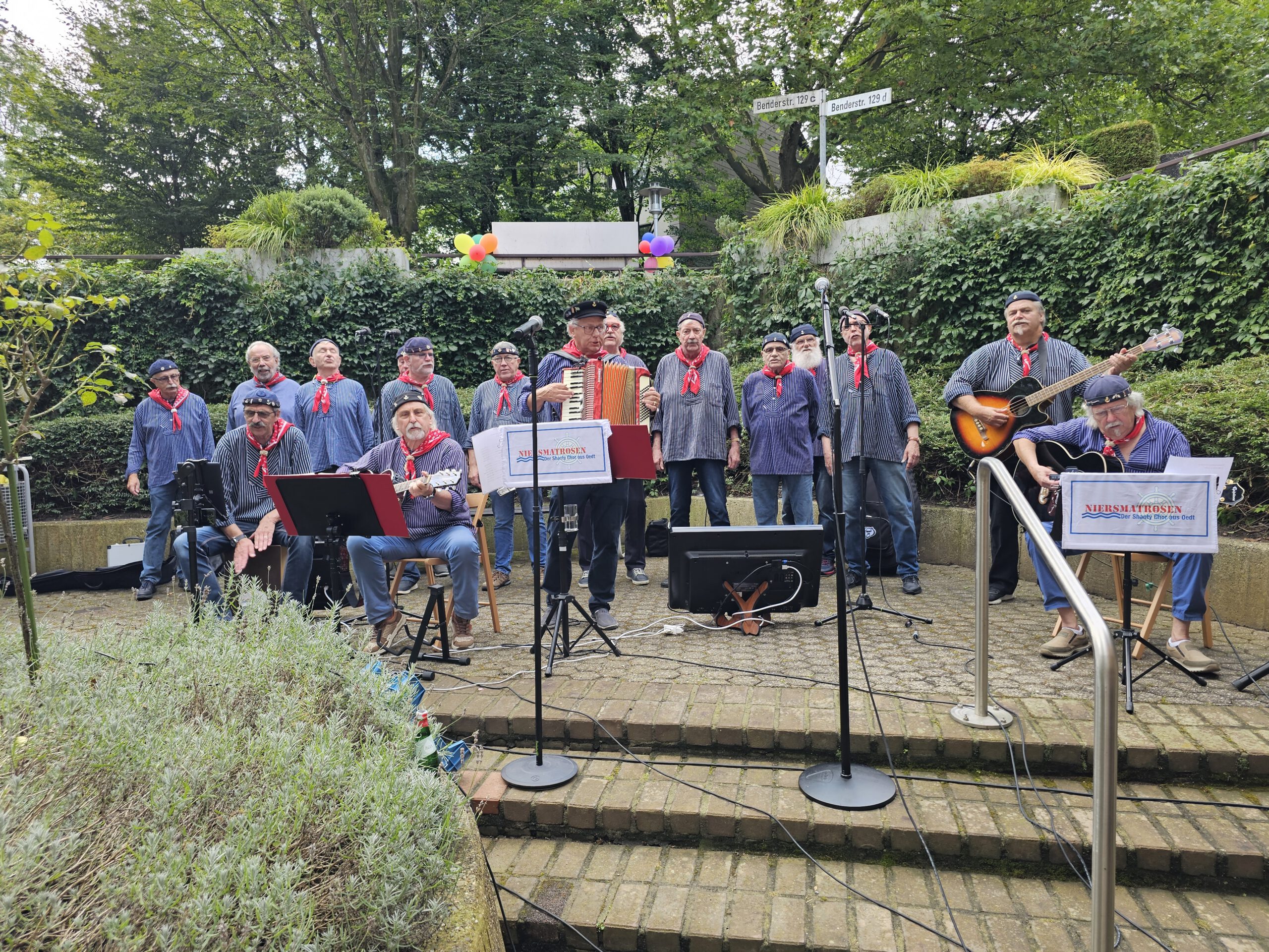 Auftritt zum Sommerfest im Seniorenzentrum der AWO in Düsseldorf