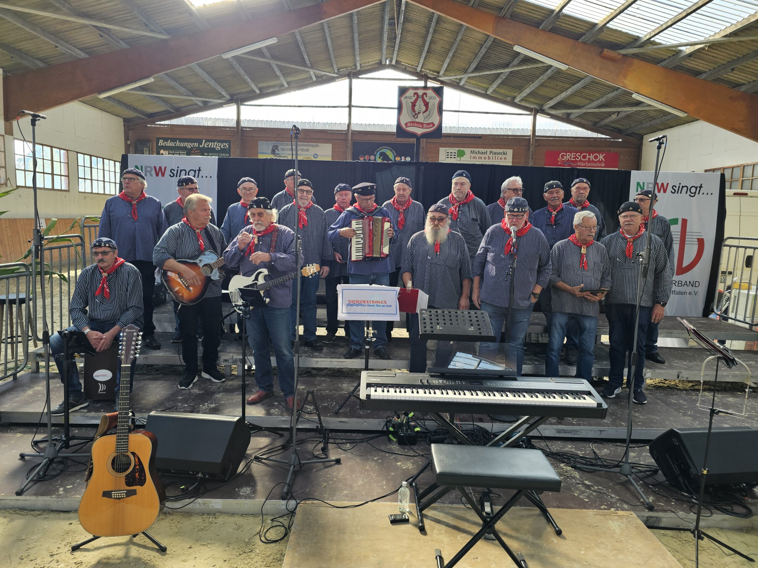 Auftritt beim Benefizkonzert des MGV Süchteln Vorst